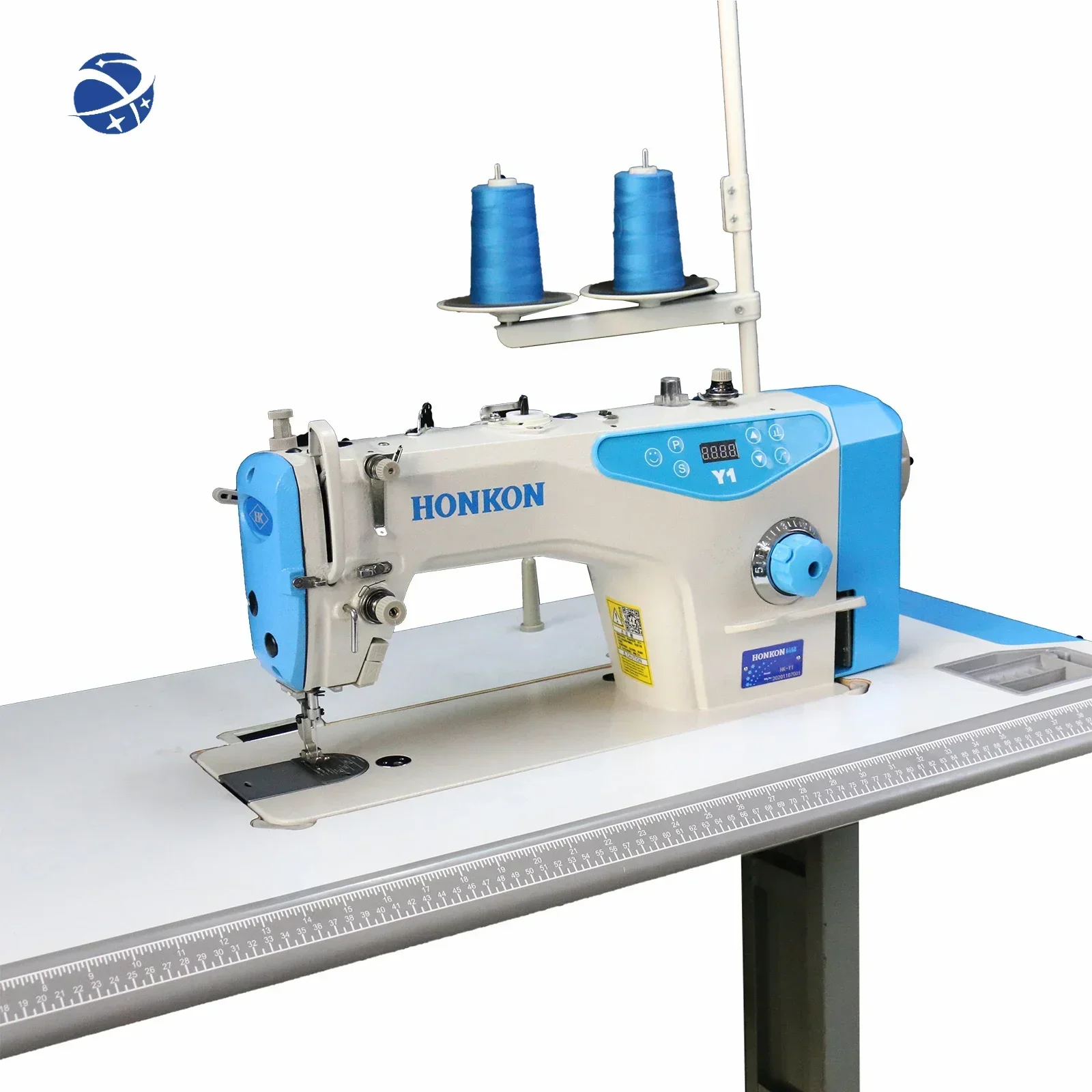 Yunyi TYPE Direct DRIVE Industrial LOCKSTITCH SEWING Machine HK Y1 NEW 13mm Max. Sewing Thickness HONKON