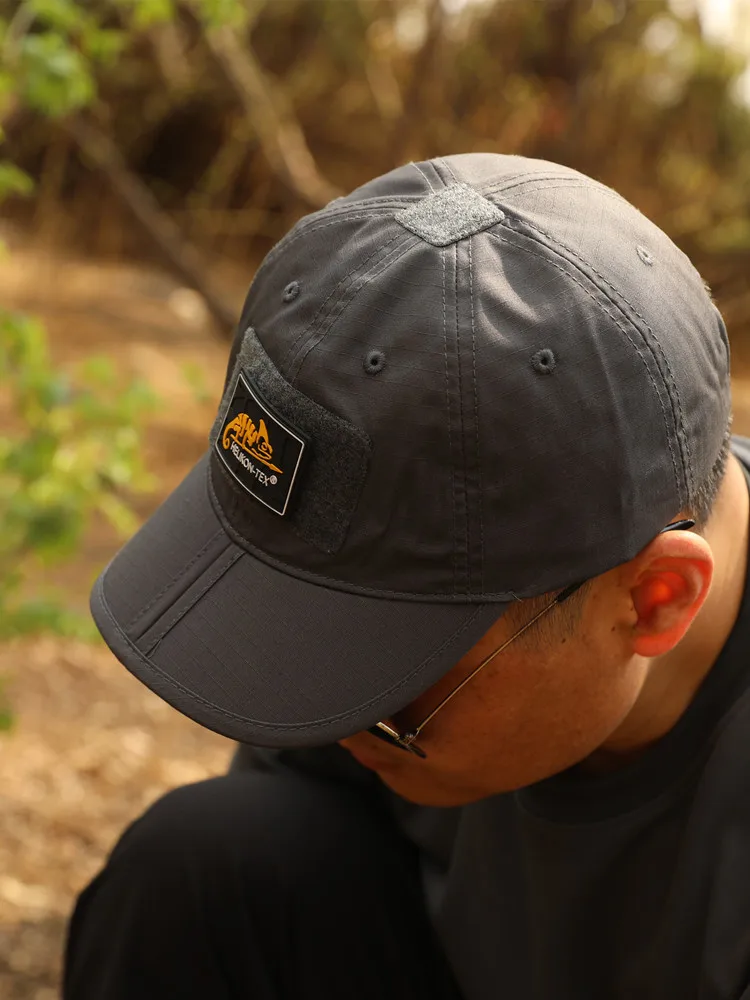 

Helikon Portable Outdoor Baseball Cap Men's Fiing Sun Hat Tactical Solar Hat Dubill Cap ex All Seasons Windproof