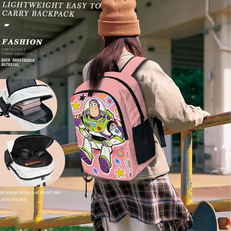 

Рюкзак для компьютера Disney Toy Story Buzz Lightyear, 1 шт., модный и простой, унисекс, большой вместимости, высококачественный подарок