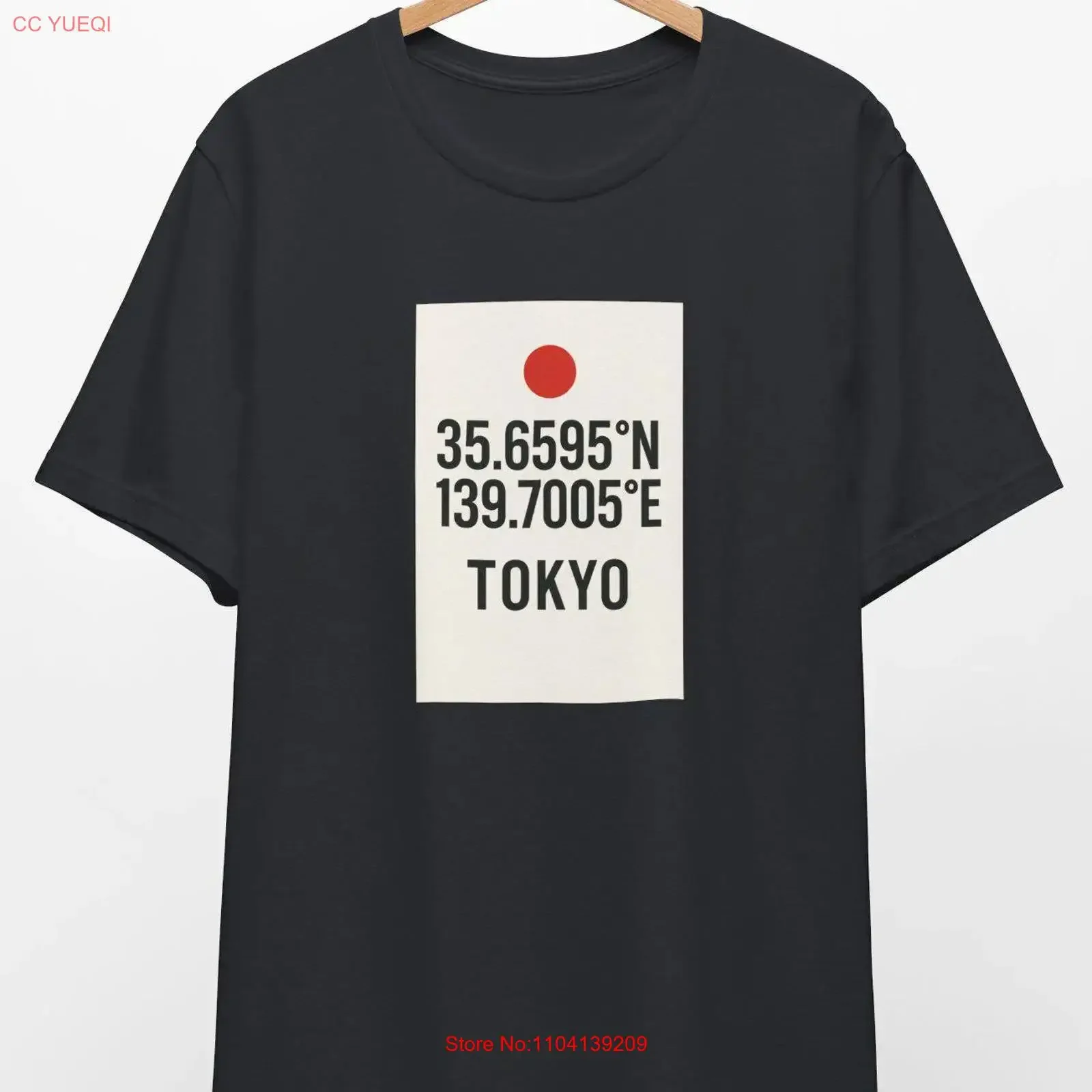 Tokyo Coordinates T Shirt Japanese Minimalist Front and Wave Back Print Streetwear Design vintage Washed Stylish Versatile