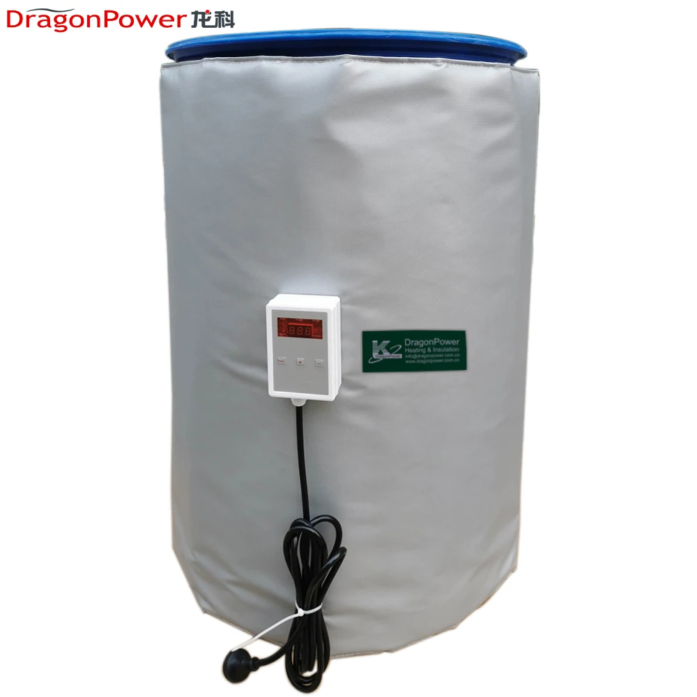 DragonPower Customized 200 liter/ 55 Gallon Drum Heating Blanket For Oil/Water/Honey