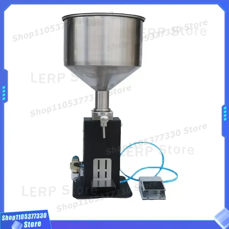 Manual Liquid Filling Machine Small Hand Pressure Cosmetic Cream Detergent Packing Device with Scale Quantitative Dual