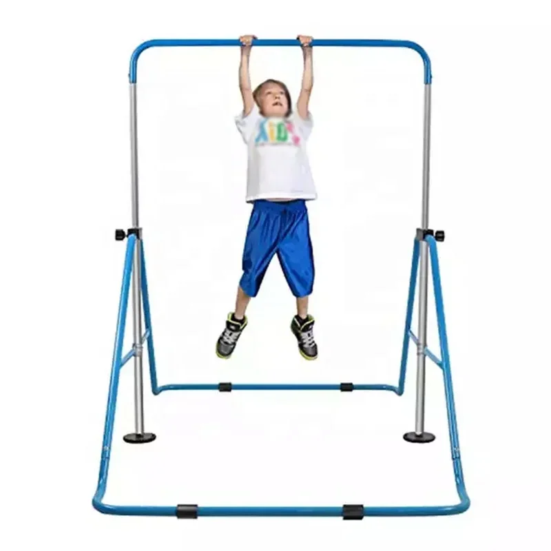 

Home Children's Indoor Pull-up Bar Landing Height Adjustable Free Standing Kids/Children Gymnastics Equipment Horizontal Bar