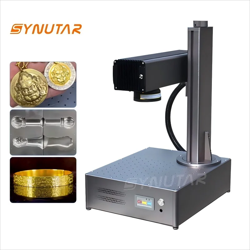 Macchina per incisore e marcatura laser a fibra 3D con messa a fuoco automatica per ascensore elettrico da 60 W per l'industria gioiello