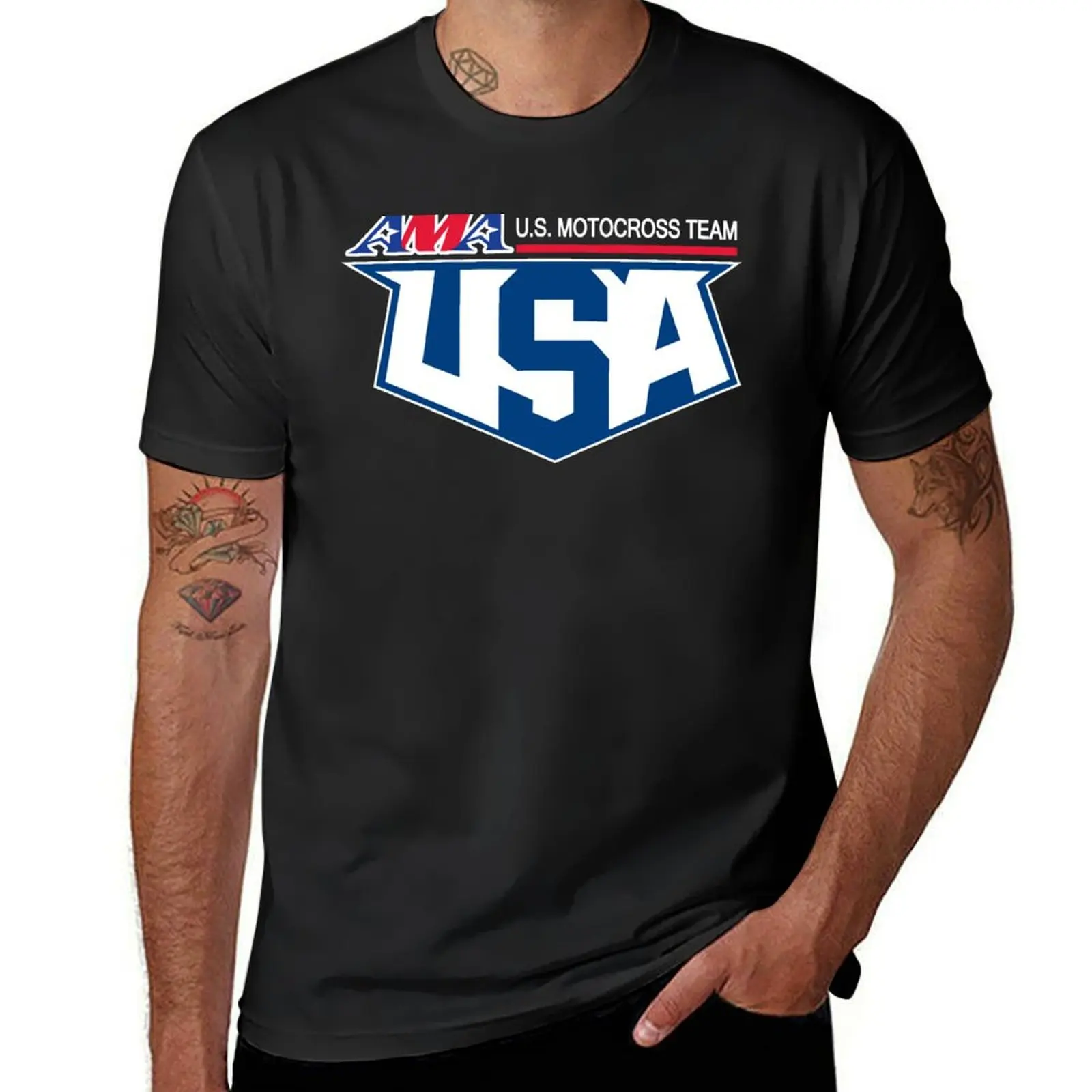 USA MXON MOTOCROSS -OFFICIAL T-Shirt Blouse Aesthetic clothing cute tops clothes for men