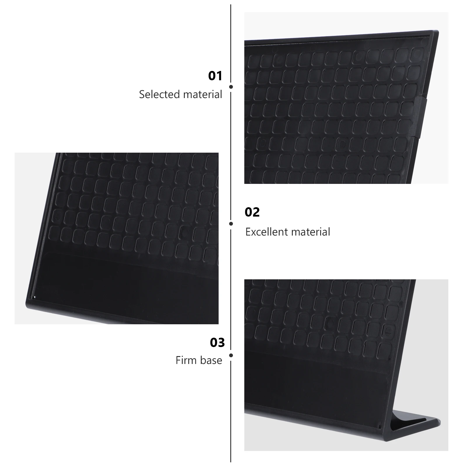 Premium Sign Advertising Board Tabs Price Label Earrings Party Desktop Note Acrylic Office Racks Bill Reusable