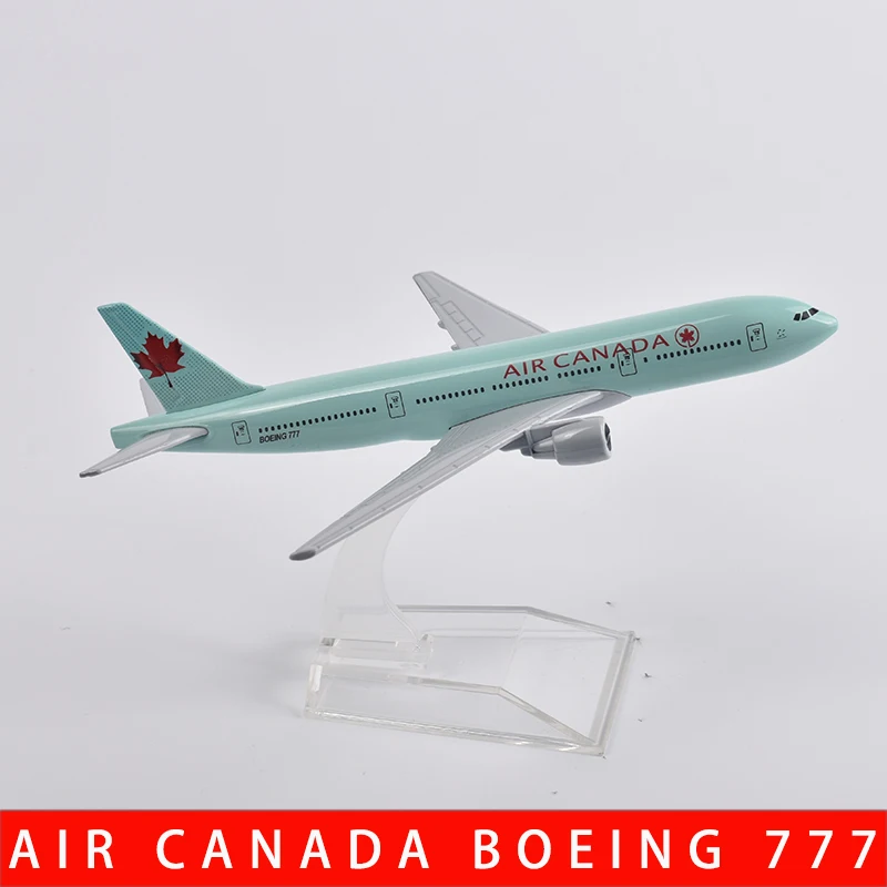 

JASON TUTU Air Canada Boeing 777 1/400 Scale Diecast Metal Aircraft Model 16CM Miniature Authentic Collectible Gift