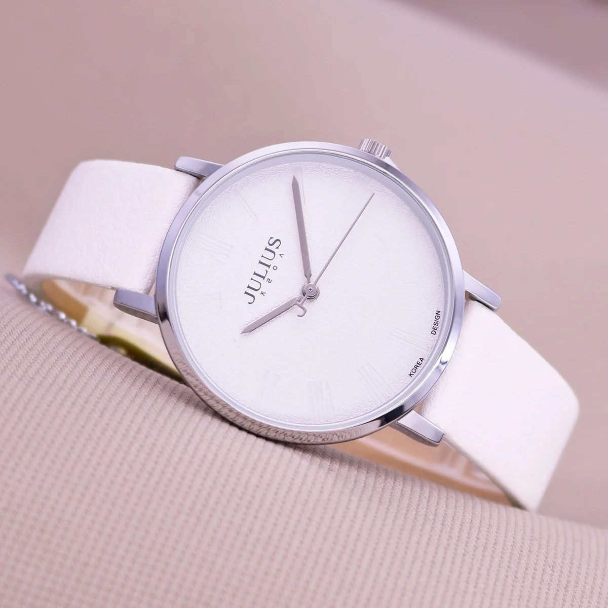 Women's Watch Japan Quartz Hours Simple Fine Fashion Dress Bracelet Real Leather Girl Gift Julius No Box