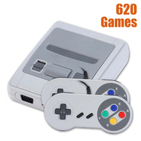 Mini Classic AV Out TV Video Game Console with 2 Controller Handheld Built-in 620 8-Bit Retro Games