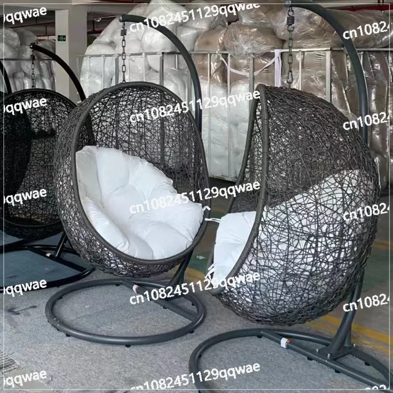 Outdoor Leisure Bird's Nest Hanging Basket Rocking Chair Villa Garden Double Hanging Basket Hammock Hanging Chair Lazy Balcony