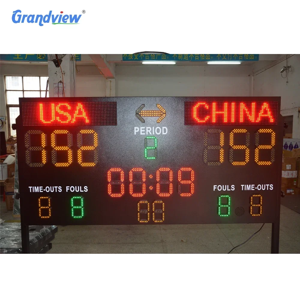 

New design popular portable led digital electronic led scoreboard