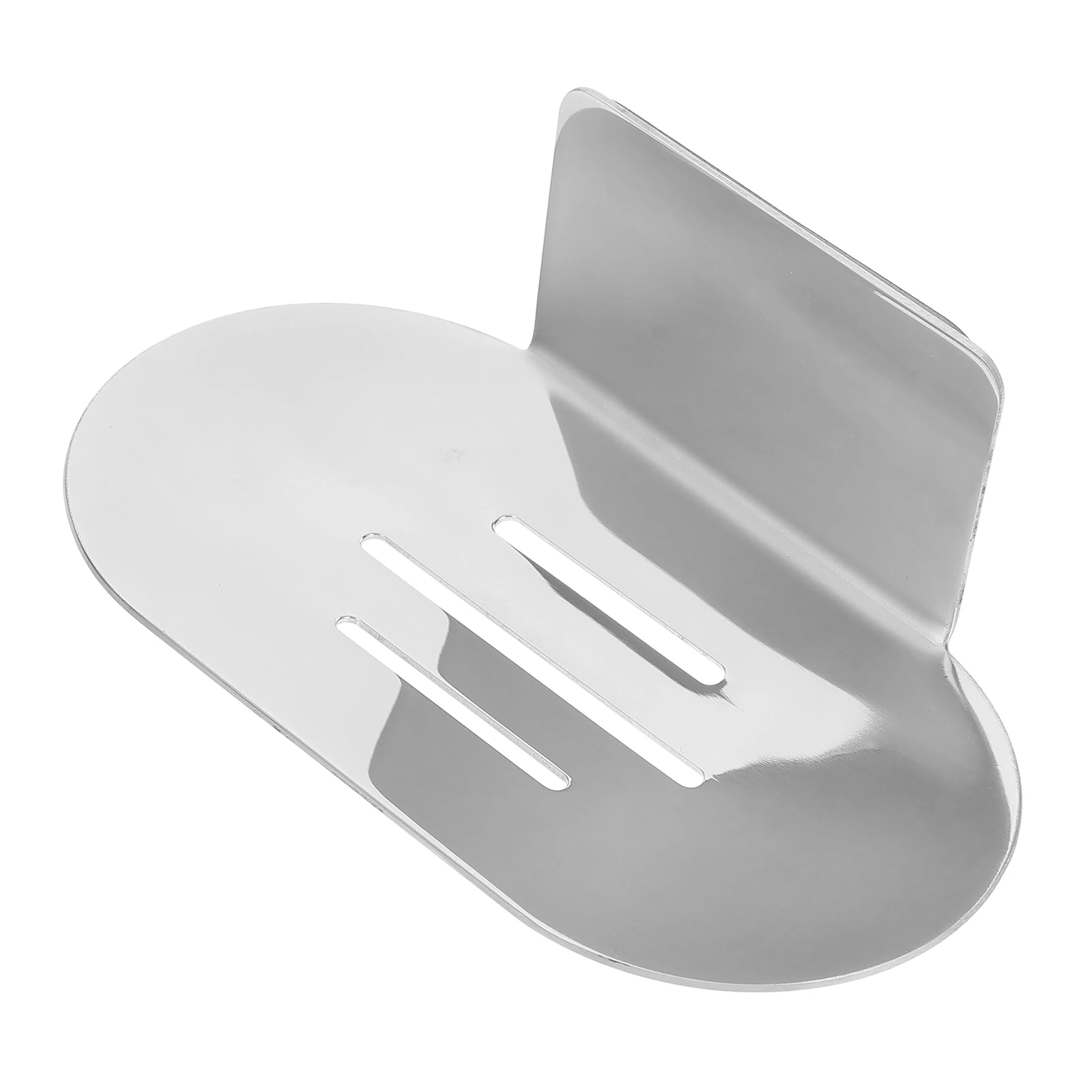 

Stainless Steel Soap Holder Drainer Compact Size Ventilated Design Drainage Rack Bathroom Shelf Practical Container