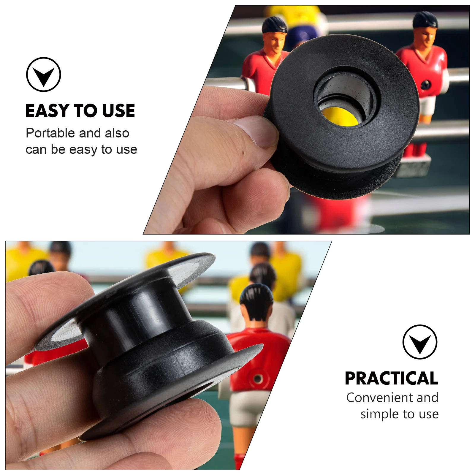 

Table Football Bearings Foosball Bushings Replacement Shaft Covers Universal Rod Plastic Bearing Accessories For Football