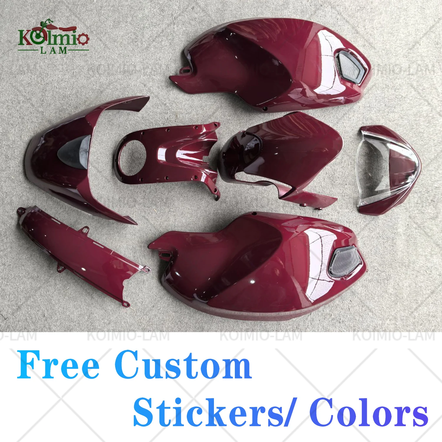 

Fit For Ducati Monster 696 795 796 1100 1100S EVO 2010 - 2013 Motorcycle Plastic Fairing Bodywork Panel Kit Set