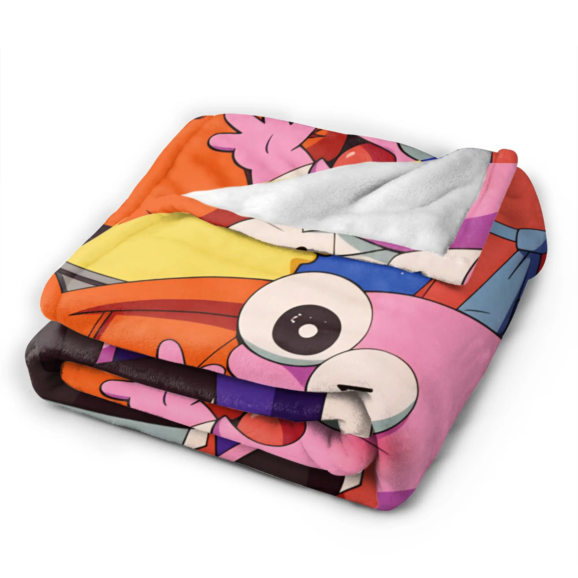 بطانية ناعمة للأطفال والكبار ديكور الأصدقاء المبتسمين بيم تشارلي رمي بطانية الفانيلا المفرش لديكور المنزل غطاء سرير أريكة #2