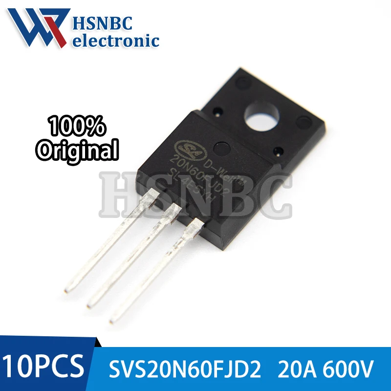 

10PCS SVS20N60FJD2 20N60FJD2 20N60 TO-220F 20A 600V N-channel Power MOSFET Transistor 100% New Original