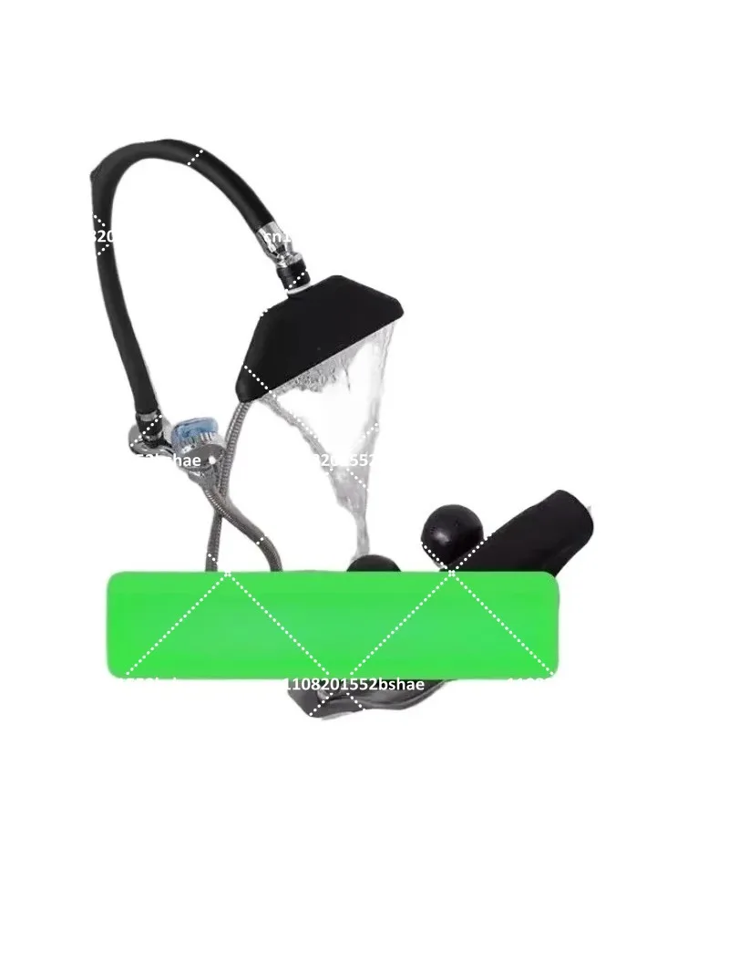 Waterfall Shampoo Bed Showerhead with Water Circulation Flushing Sprinkler for Salon Use
