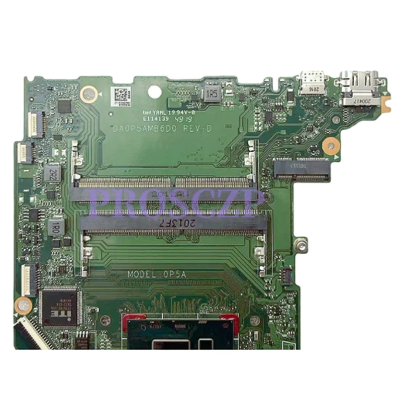 

Материнская плата для ноутбука HP TPN-Q222 15S-FQ 15-FQ 15T-DY 15-DY DA0P5AMB6D0 с процессором 4417U I3 I5-7TH/8TH Gen, 100% тест