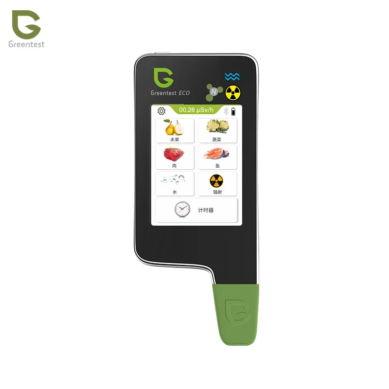 Greentest ECO6 T Vegetables Fruits Meat Fish Water Quality Radiation Nitrate Residue Food Environmental Safety Tester