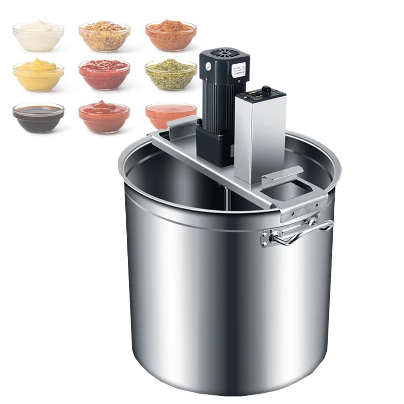 Kitchen Stainless Steel Sauce Cooking Mixer Hot Pot Seasoning Stir-fry Machine Vertical Food