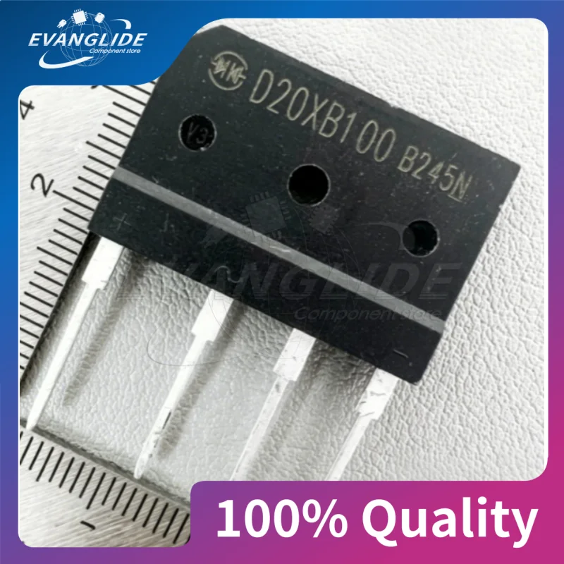 5 PCS/LOT D20XB100 Flat bridge rectifier bridge assembly for electromagnetic cookers