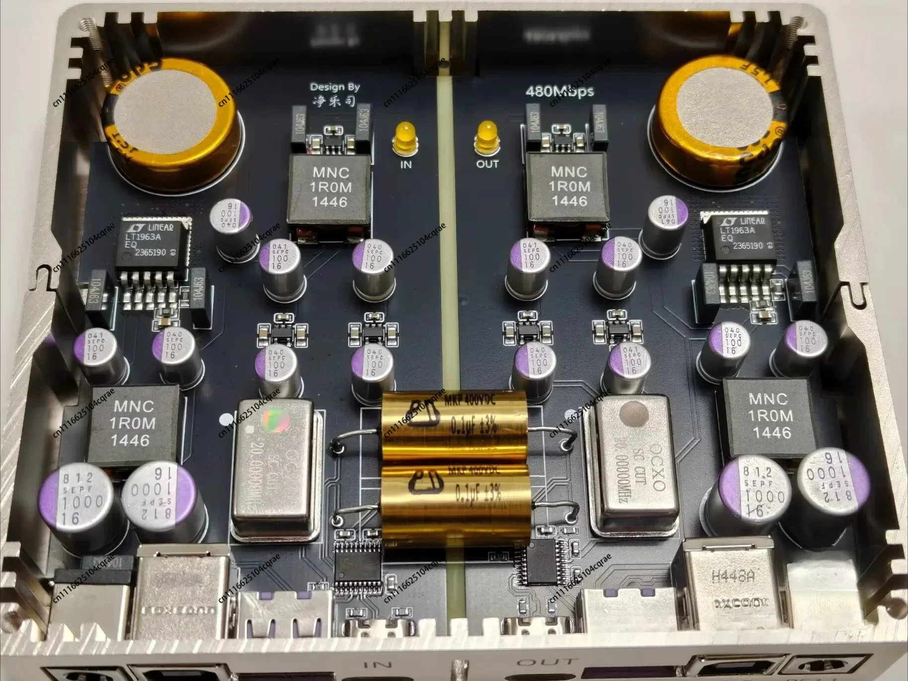 JingYueSi Audio 480M USB Isolation Data Restructuring Supports Full Interface Input/Output