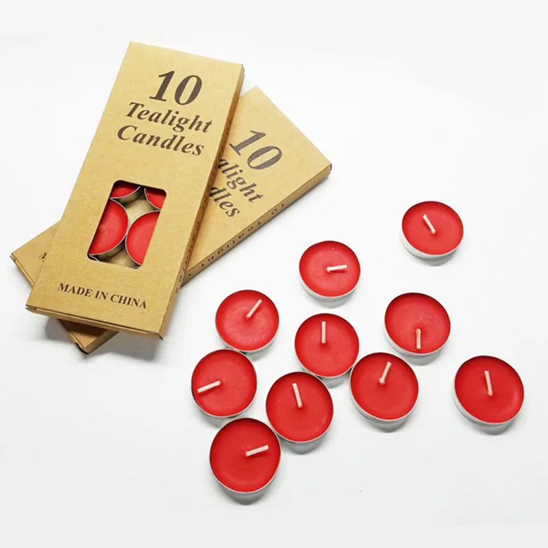 10 Stück runde Teekerzen aus Aluminium, Geständniskerzen, Teeherstellung, Wärmeerhaltung, kleine Kerzen, rauchfreie und geruchlose Kerzen – Detail 2