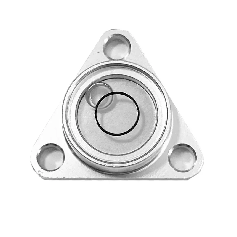 Metal Triangular Spirit Level Triangle Nivel Bubble Universal Flange Leveling Bead for Digital Scale Electronic Scale Balance