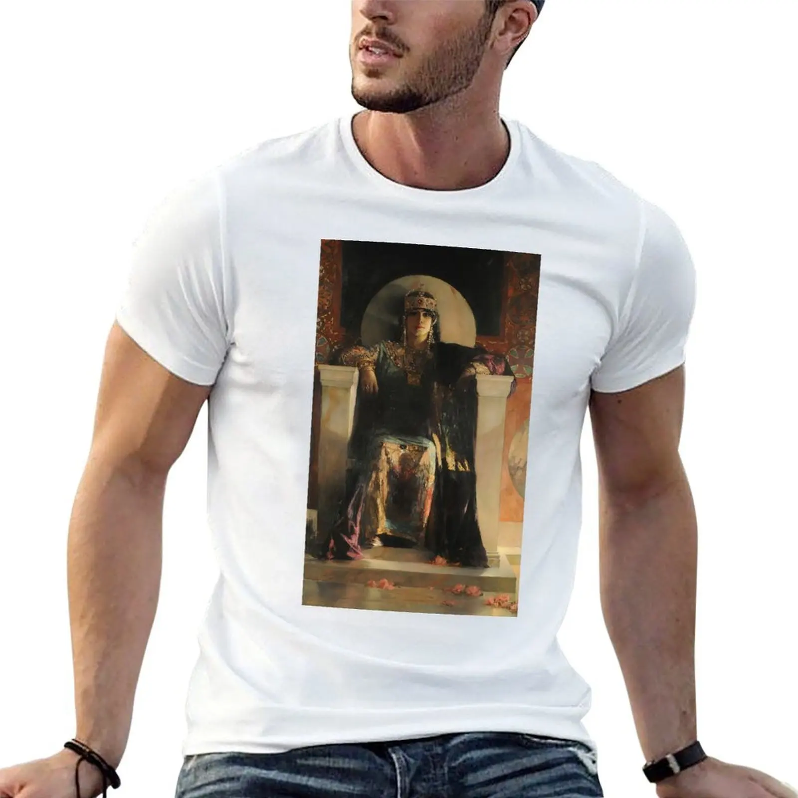 

Saint tshirt Empress Joseph T-Shirt anime Enthroned-Jean Theodora Benjamin-Constant