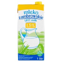 Zambrów milk UHT 1,5% 1 L