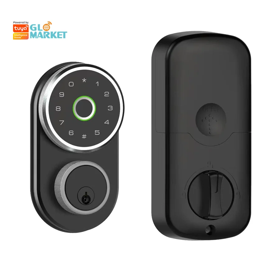 

Умный замок Glomarket с засовом, вход без ключа, пароль, отпечаток пальца, дверной замок Tuya для офиса, дома, квартиры