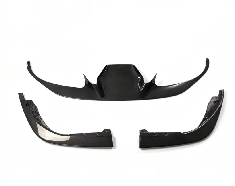OEM Style Carbon Fiber Bumper Splitter Extended Front Lip Factory Direct Sales for Ferrari F8