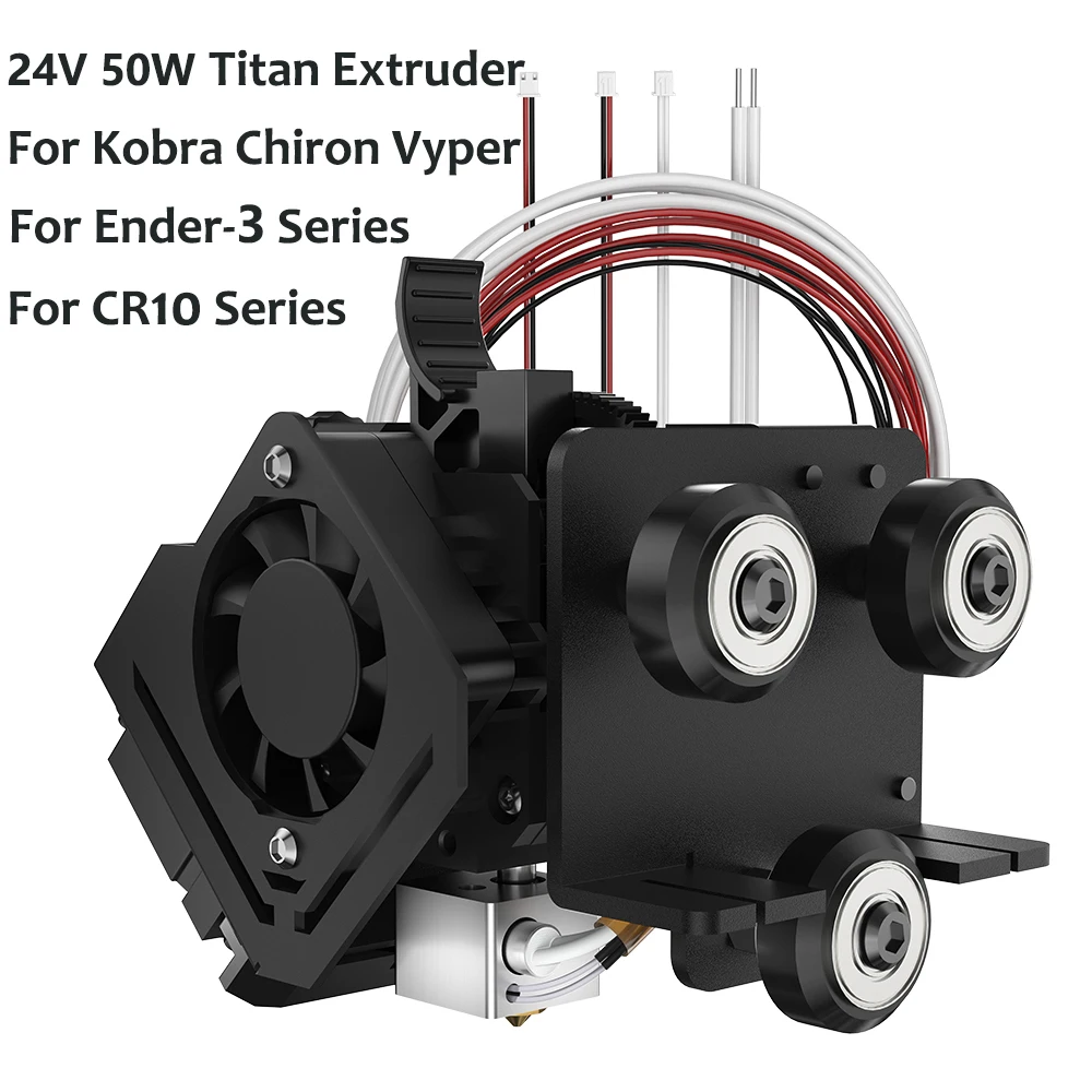 extrusora titan direta hotend extrusao impressora 3d hot end j cabeca cabeca de impressao para ender cr10 cr6 se kobra vyper chiron 24v 50w 01