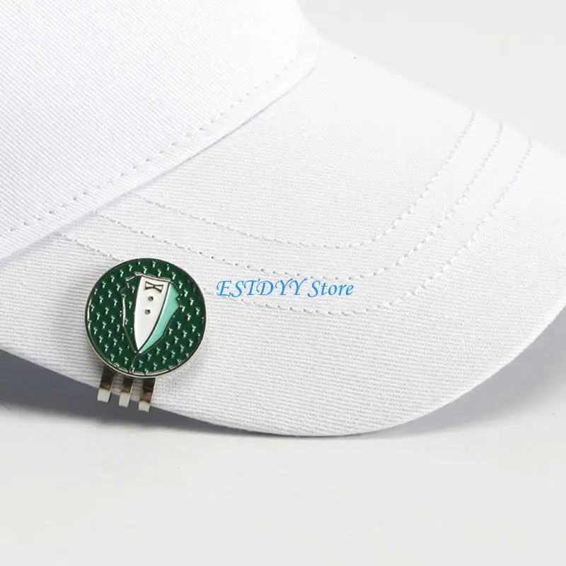 

G6DE Golfball Markers Hat Clip Suit Clothing Pattern Golfs Hat Clips Golfs Caps Clips Markers Gift for Golfs Lover