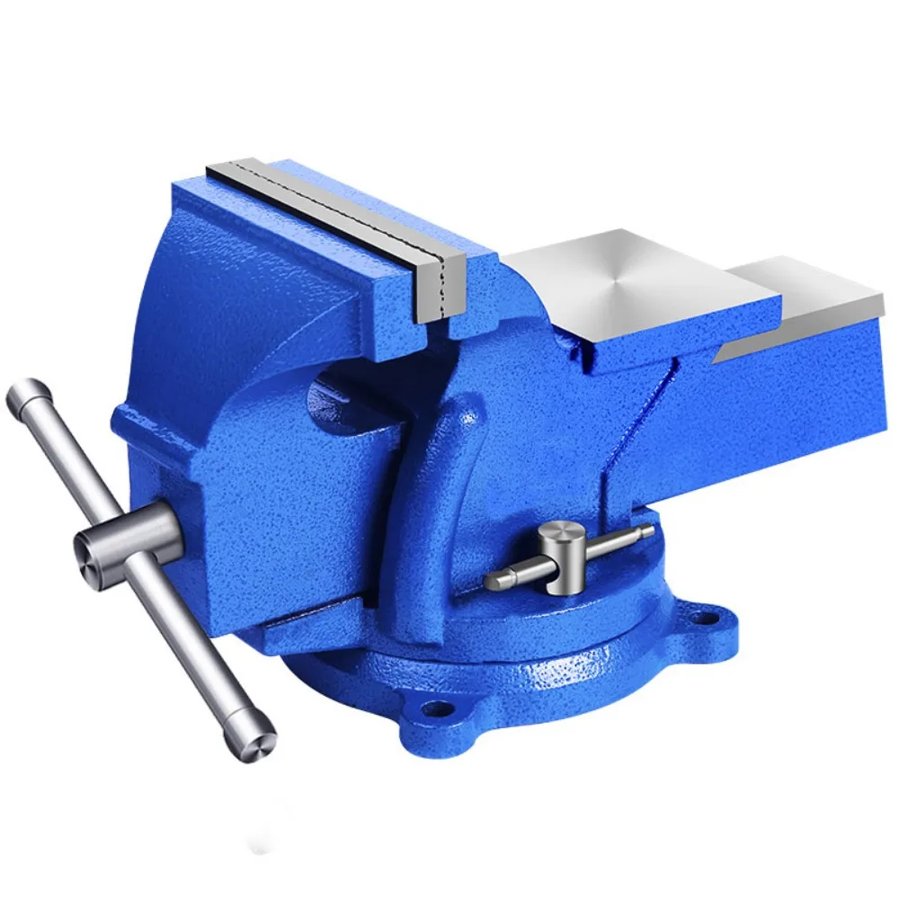 Small Industrial Grade Clamp-on Bench Vise Fixture Flat-Mouth Workbench Heavy-Duty Household Multi-Function