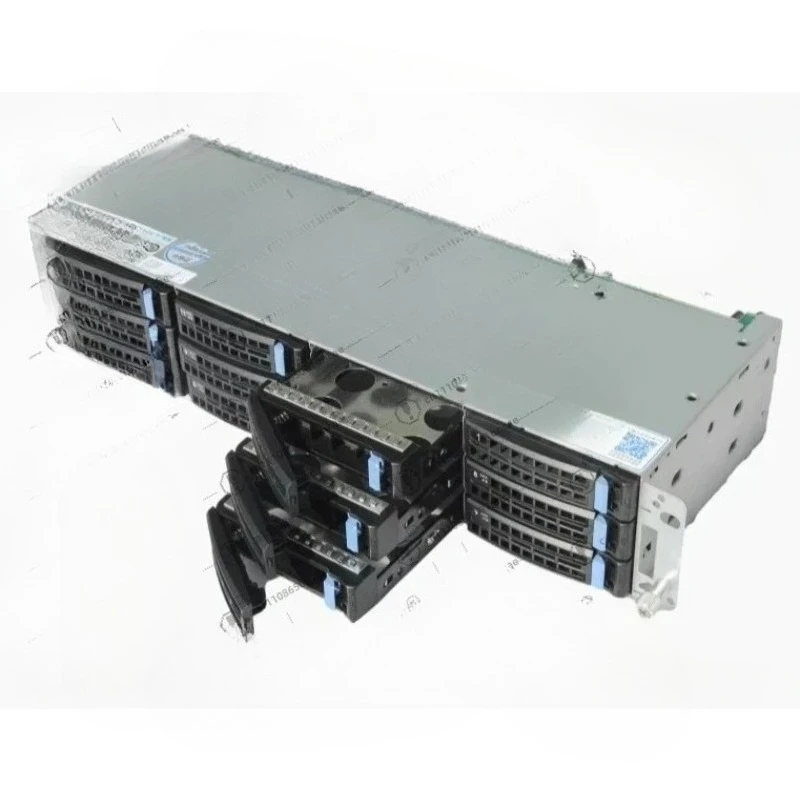 2025 new 12 disk 3.5-inch hard disk cage hot plug interface 6GB 12GB power supply SAS/SATA chiassis 12 bay hard drive cage
