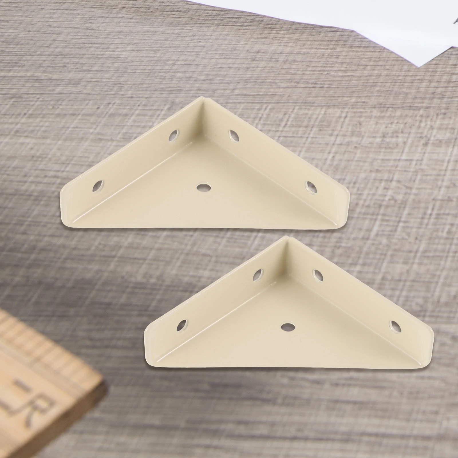 

10 Pcs Thickened Angle Code Bracket Metal Brackets Bed Frame Corner Furniture Braces