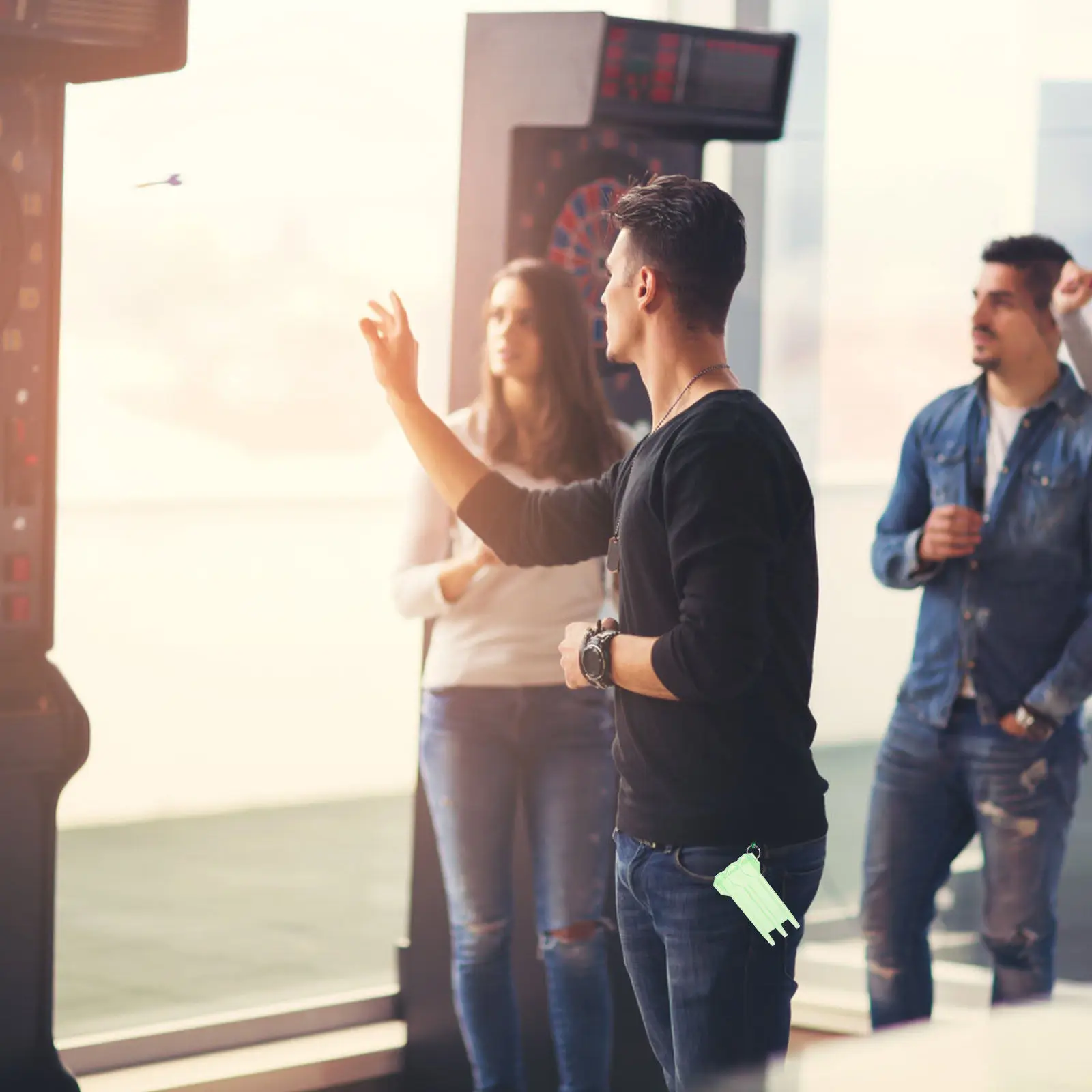 

Flydarts Bag Portable Four-Edged Dart Storage Box Lightweight Hardshell Case Outdoor Carrier Plastic Storage Box for Steel