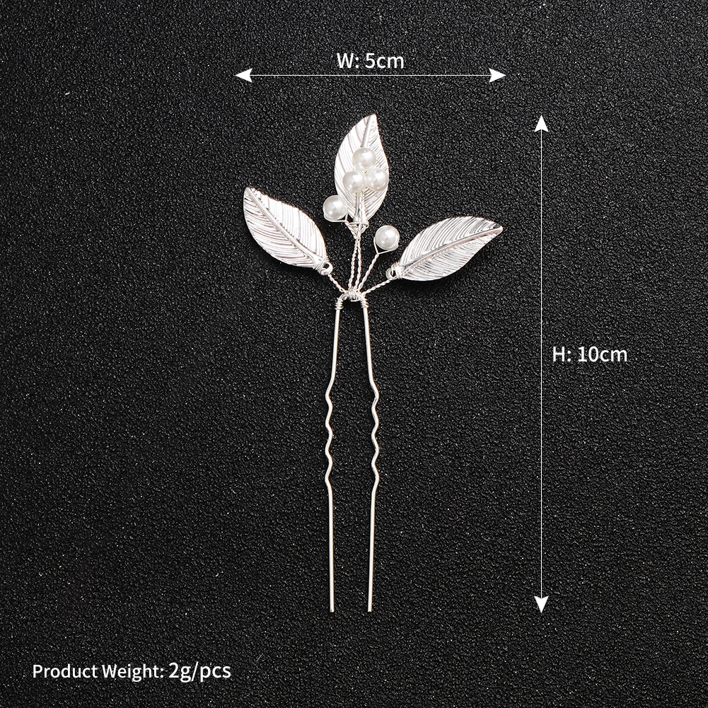 Blumen Perlen Perlen Haarstab Kristall Haar Braut Haarnadeln Zubehör Haarnadeln Perlen Haarschmuck Strass Haarnadeln – Detail 2