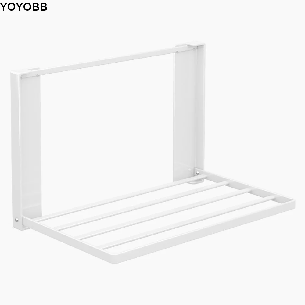 

Metal Magnetic Folding Storage Rack No Punching Heavy Duty Metal Side Shelf Collapsible Space Saving Washing Machine Shelf