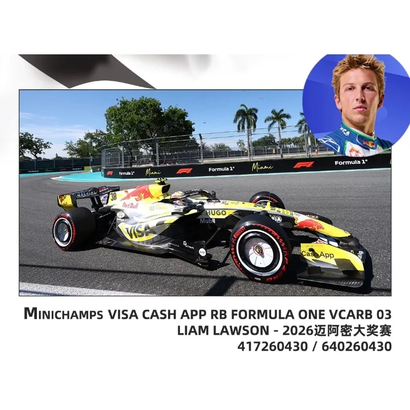 MINICHAMPS 1:64 F1 Series Cast Alloy Car Model, Boys' Gift, Adult Collection Decorative Piece.