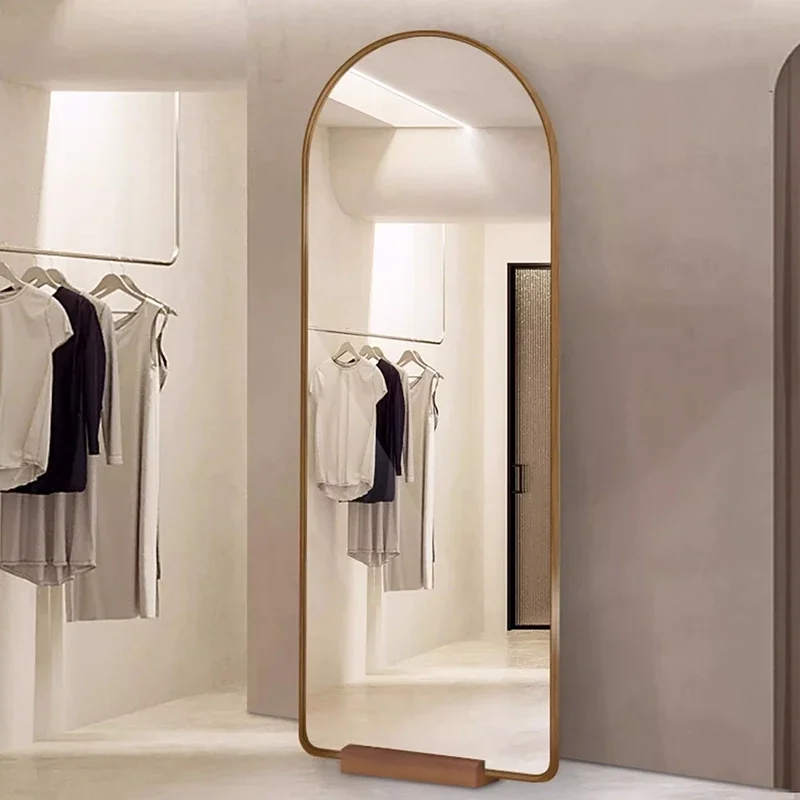 Funky Floor Mirror Standing Bathroom Bedroom Long Men Full Body Modern Mirror Decoration Espelhos Living Room Decorations