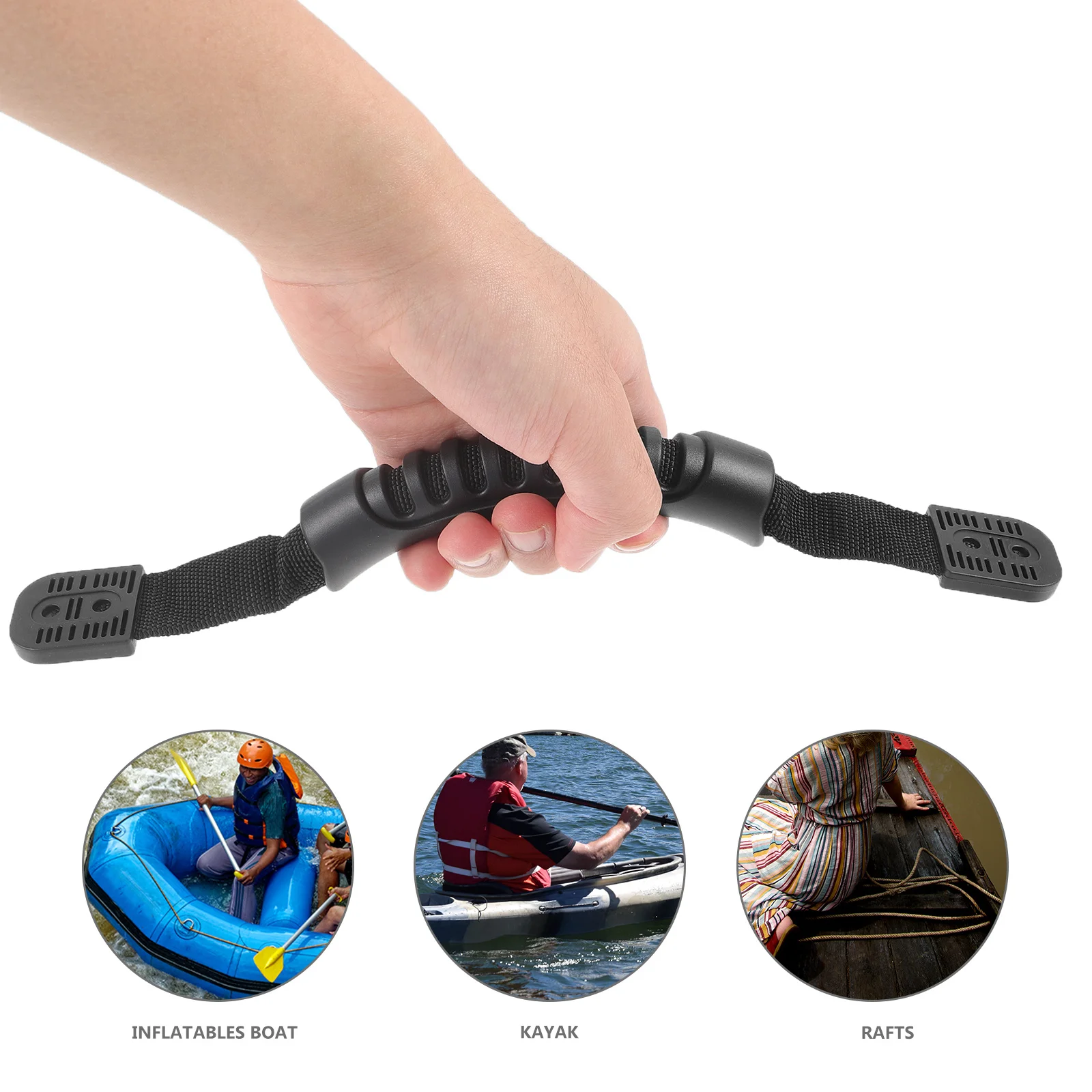 

Kayak Carry Handle Sturdy Nonskid Replacement Handle Easy Install for Boat Canoe Raft Inflatable Watercraft Accessories