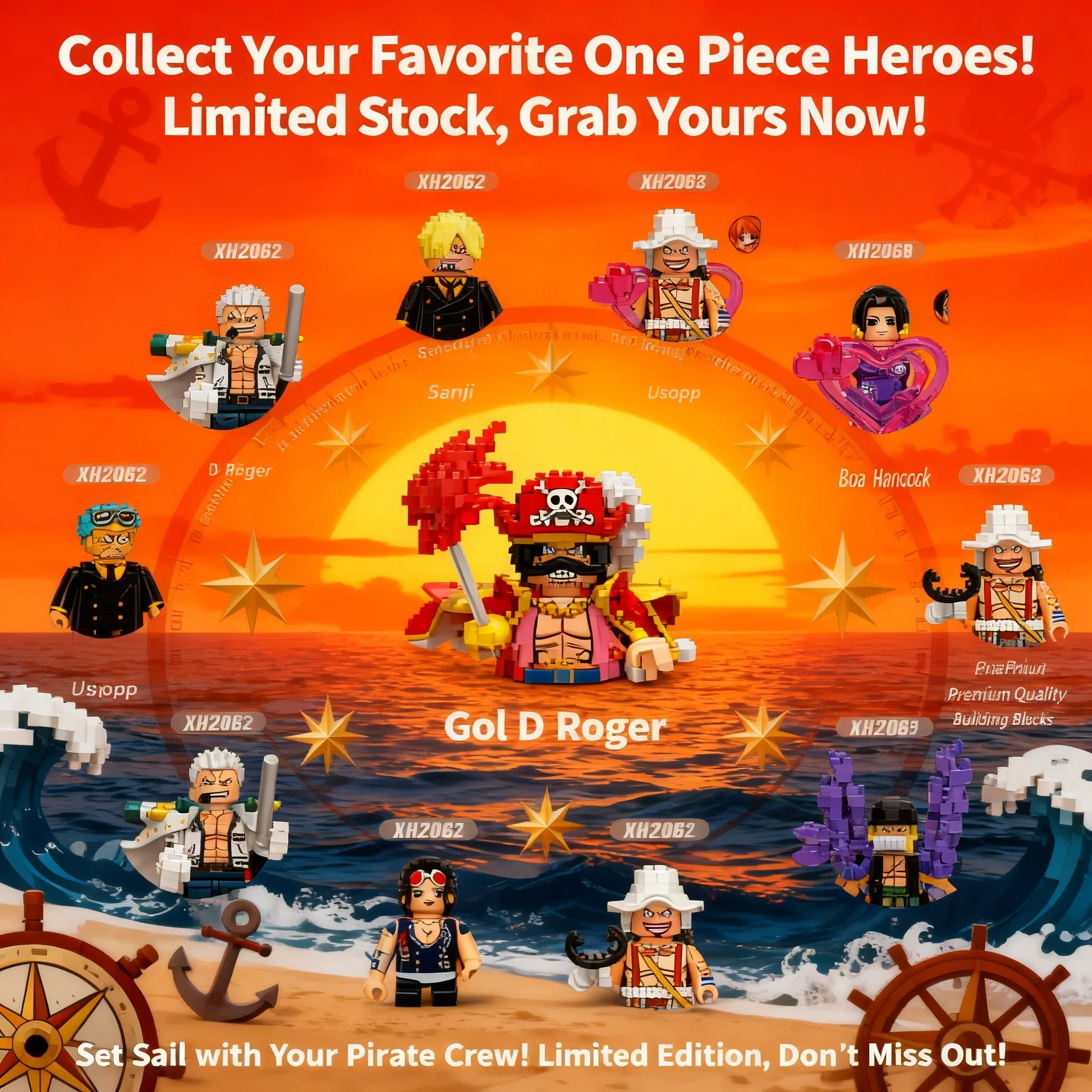 

Japanese Anime Series X0356 X0355 X0354 X0353 Mini Action Building Blocks Set Toy Model Combination Cartoon Kids Gifts