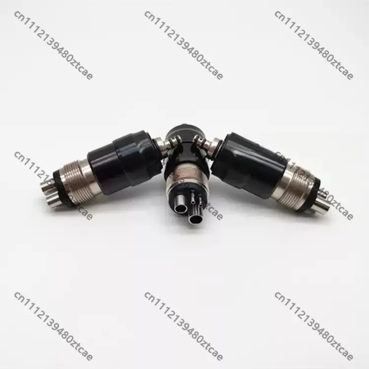 Dental High‑Speed Handpiece QD Quick Connector Adapter, 2 Hole / 4 Hole Universal Quick Change Coupler Replacement Accessory