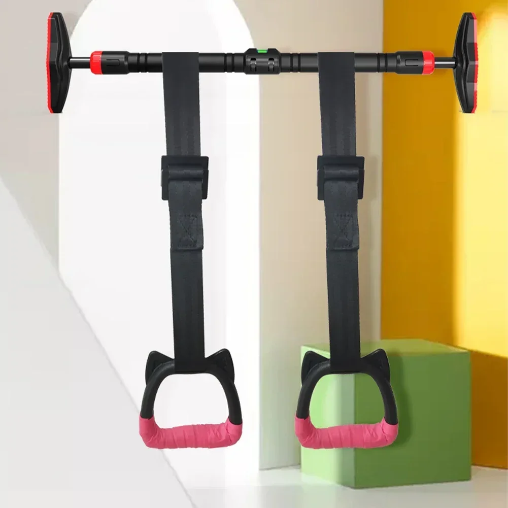 Gymnastikringe, rutschfest, Bärenlast, 200 kg, Übungsringe für Zuhause, Kinder, Gymnastikring mit verstellbaren Trägern, Schnallen, Indoor-Fitness