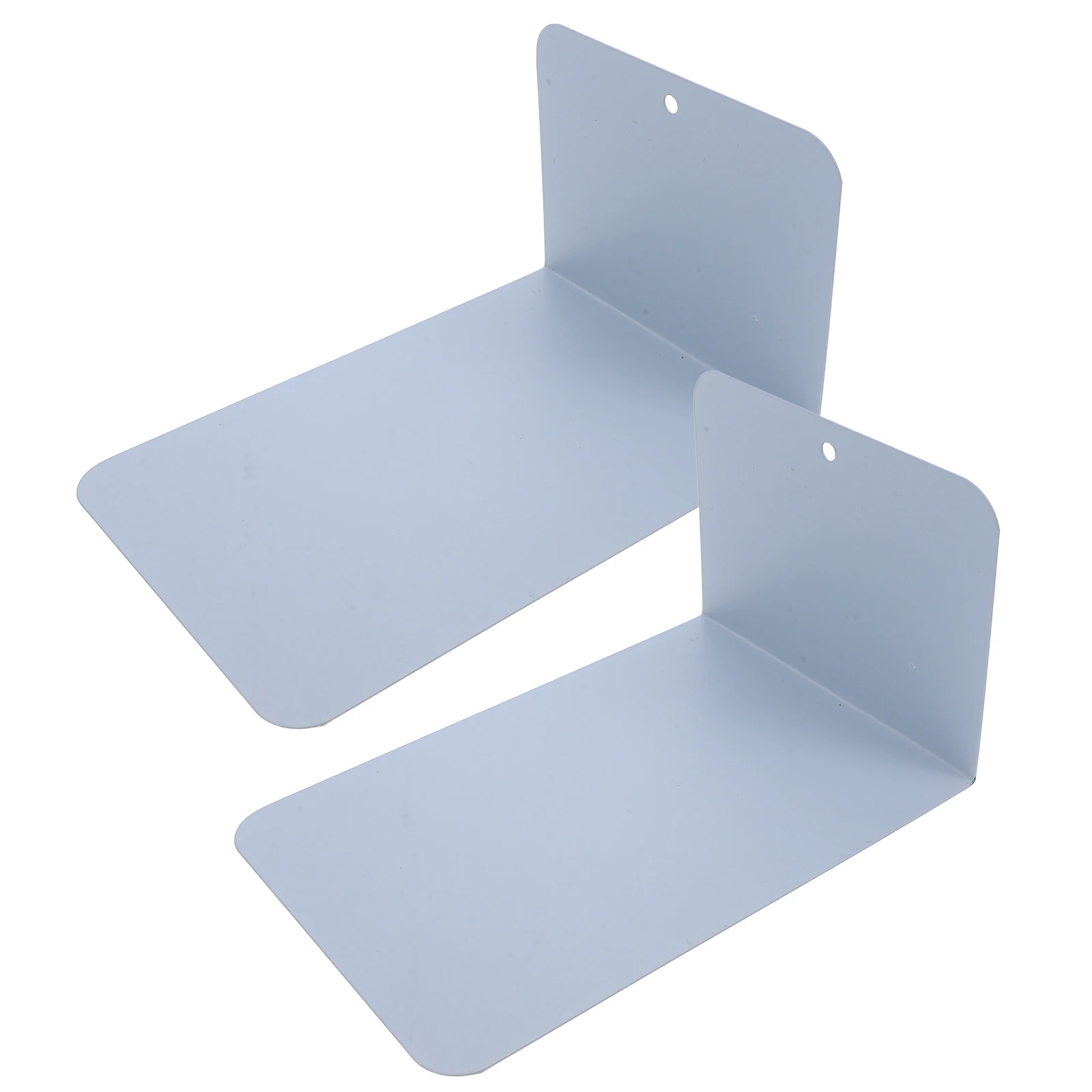 

2pcs Shelf Wardrobe Partition Purse Organizer Closet Dividers Sky-blue Student Home Bedroom Clothes Files Storage Iron