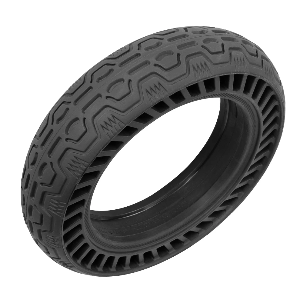 10 Inch Honeycomb Solid Tire 10x2.5 Rubber Hollow Tire For Ninebot MAX G30 Electric Scooter 60/70‑6.5 Explosion-proof Tyres