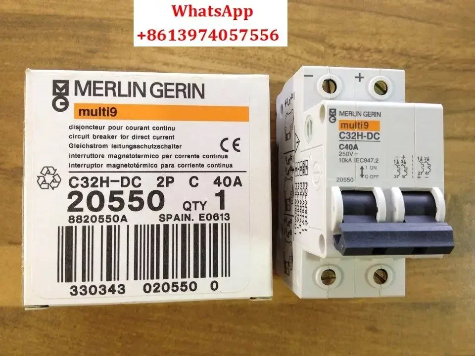 

C32H-DC C40 2P 40A DC Circuit Breaker 20550