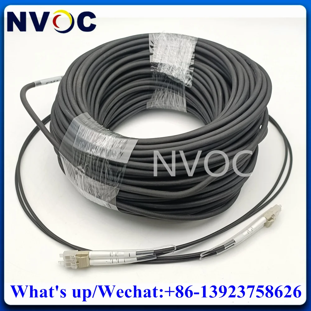 100M 2Core MM OM3-150 Multimode OM3-300 2C SC/FC/ST/LCUPC 3.0mm Outdoor Armored Fiber Optic Patch Cord Jumper Cable Connector